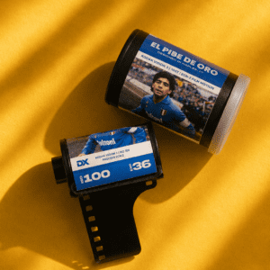 Maradona 500T pellicola cinematografica 35mm Napoli Analog