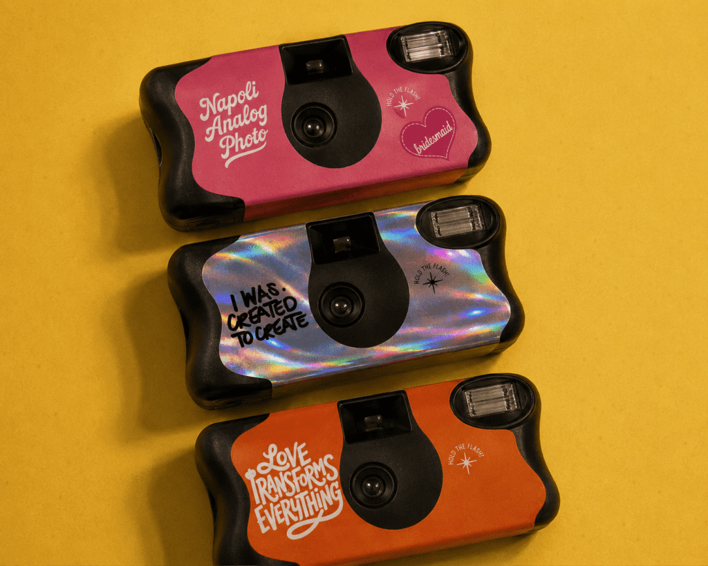 Custom Disposable Cameras by Napoli Analog